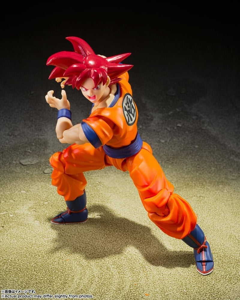 BANDAI S.H.Figuarts Dragon Ball Super Super Saiyan God Son Goku Action Figure