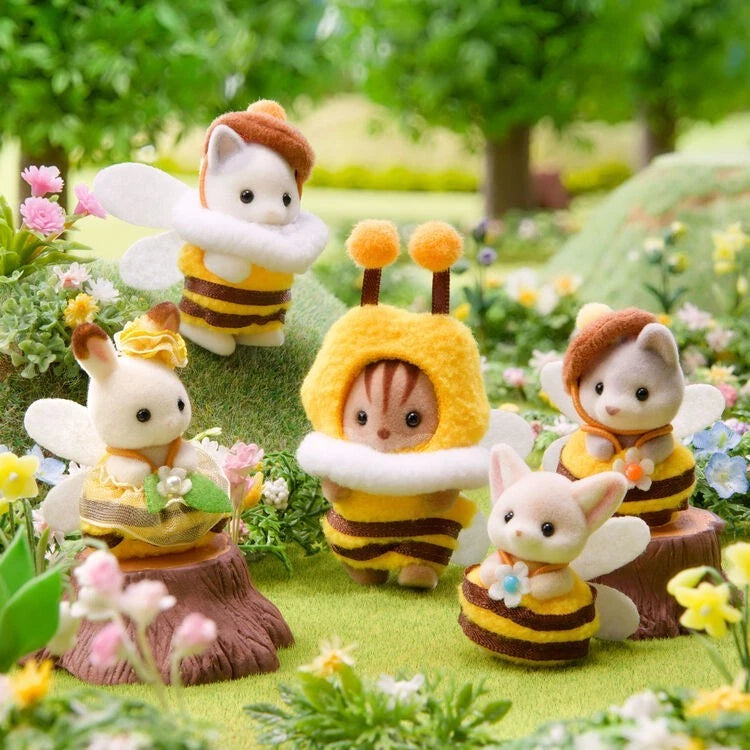 Epoch Sylvanian Families Calico Critters Gather Baby Set Honeybee Doll JAPAN