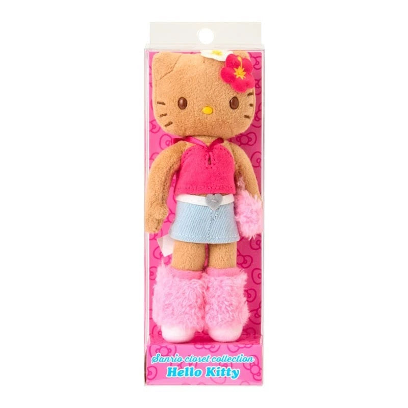 Sanrio Hello Kitty Mascot Holder Gal Sanrio Closet Collection Plush JAPAN