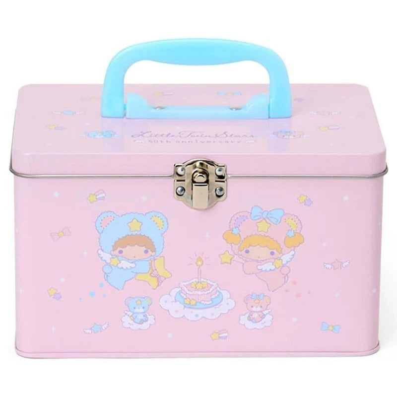 Sanrio Little Twin Stars Starry Sky Angel Tin Trunk JAPAN OFFICIAL