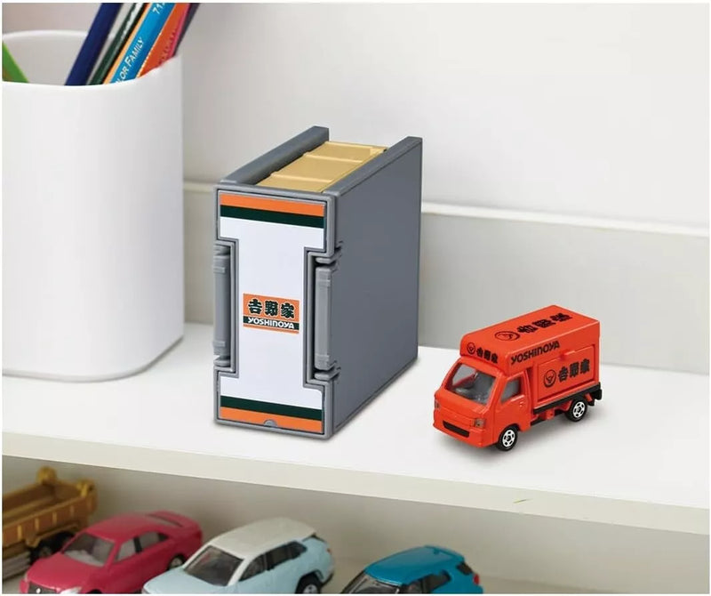 Takara Tomy Tomica Town Yoshinoya con Yoshinoya Orange Dream Car OFICIAL DE JAPÓN