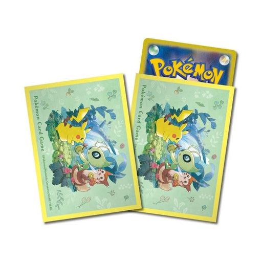 Pokemon Center Original Card Sleeves Forest Gifts Yellow JAPAN OFFICIAL