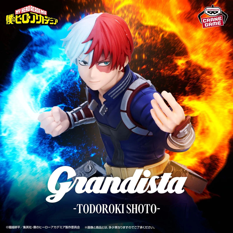 BANDAI Grandista My Hero Academia Shoto Todoroki Figure JAPAN OFFICIAL