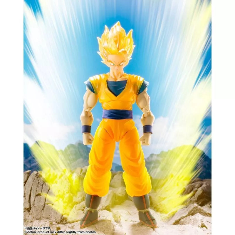 BANDAI S.H.Figuarts Dragon Ball Z Super Saiyan Son Goku Z Fighters Action Figure