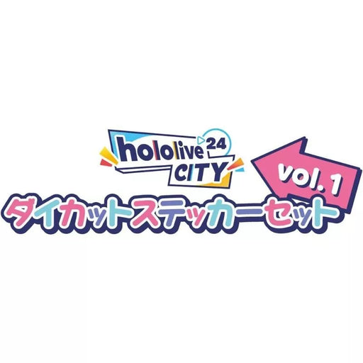 BANDAI Hololive CITY'24 Die-cut Sticker Set Vol.1 JAPAN OFFICIAL