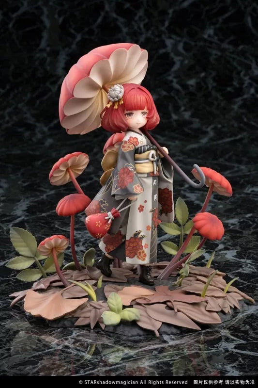 Mushroom Girls Series No.6 Marasmius Haematocephalus 1/1 Figura UFFICIALE DEL GIAPPONE