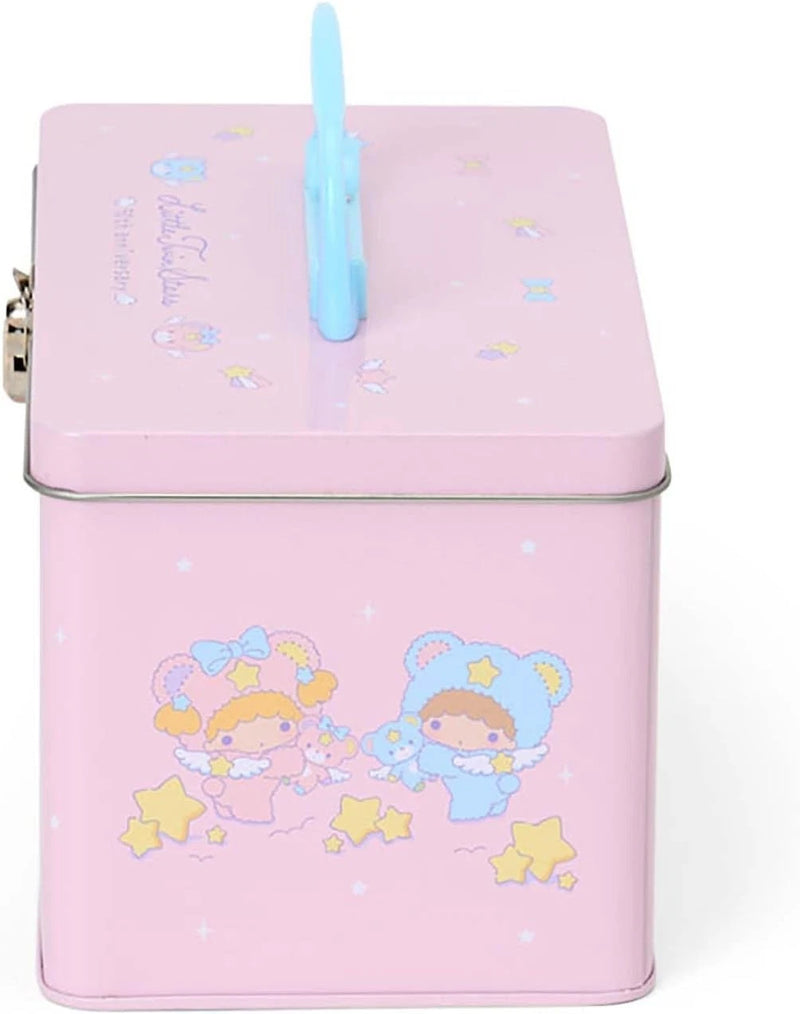 Sanrio Little Twin Stars Starry Sky Angel Tin Trunk JAPAN OFFICIAL