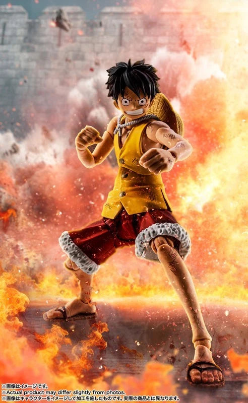 S.H.Figuarts ONE PIECE Summit War di Marineford Monkey D. Luffy Action Figure