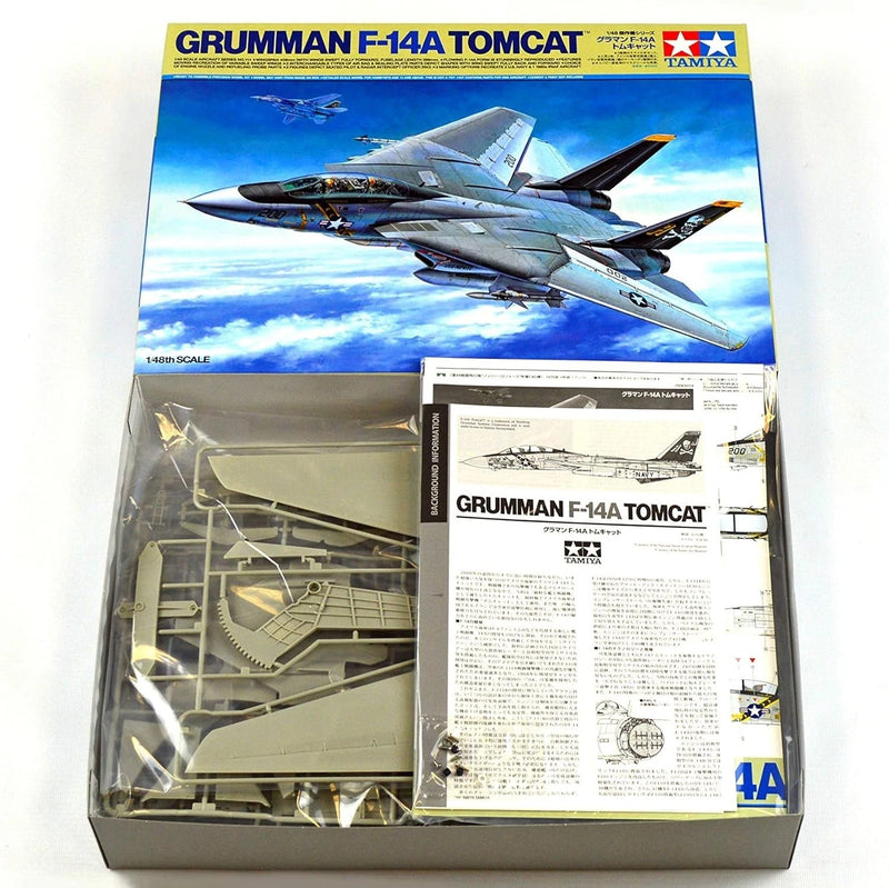 Tamiya Grumman F-14A Tomcat 1/48 Model Kit JAPAN OFFICIAL