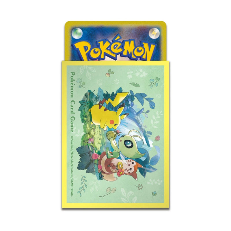 Pokemon Center Original Card Sleeves Forest Gifts Yellow JAPAN OFFICIAL