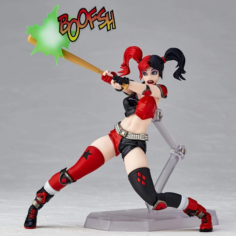 Revoltech Amazing Yamaguchi Harley Quinn Red x Black Ver. Action Figure JAPAN