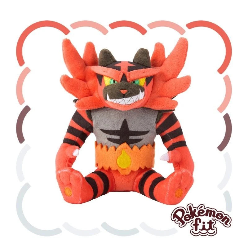 Pokemon Center Original Pokemon Fit 727 Incineroar Plush Doll JAPAN OFFICIAL