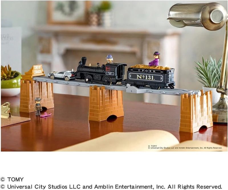 Plarail Back to the Future Part 3 Steam Locomotive No.131 & Time Machine JAPAN