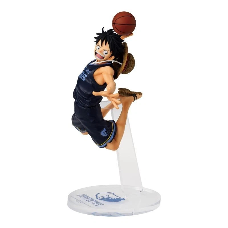 ONE PIECE x NBA Master Stars Piece The Monkey D Luffy Memphis Grizzlies Figure