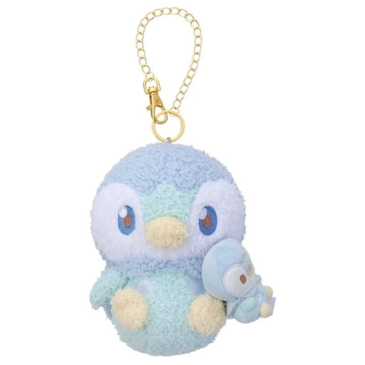 Pokemon Pokepeace Piplup with Plush Toy Ver. Plush Keychain JAPAN OFFICIAL