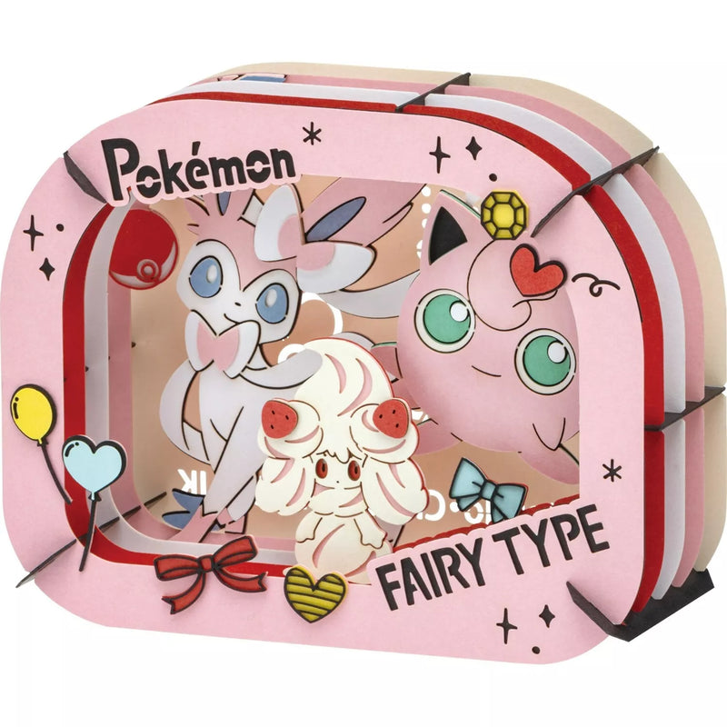 Pokemon Center Original Paper Theater Jigglypuff & Sylveon & Alcremie JAPAN