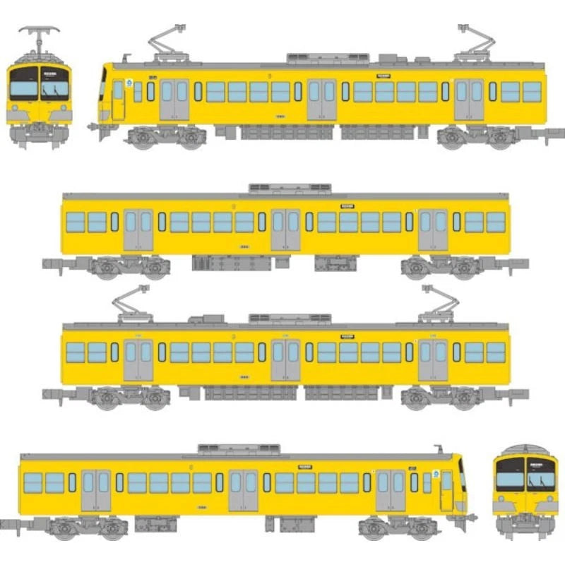 Tetsudou Collection Seibu Railway New 101 Series 4 Car Set B JAPAN OFFICIAL
