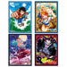 BANDAI ONE PIECE Official Card Sleeves All 4 set JAPAN OFFICIAL