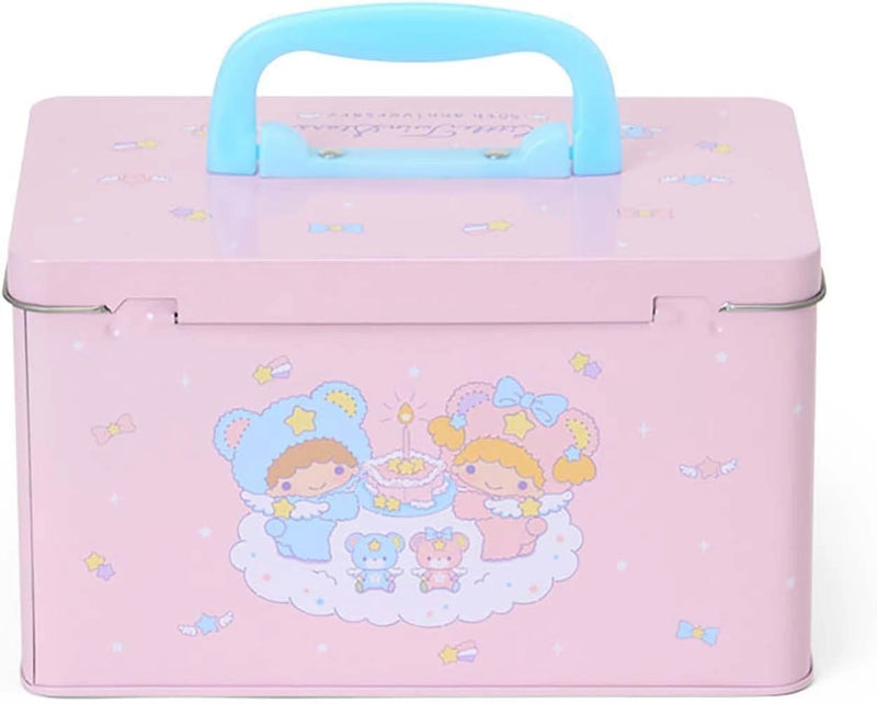 Sanrio Little Twin Stars Starry Sky Angel Tin Trunk JAPAN OFFICIAL