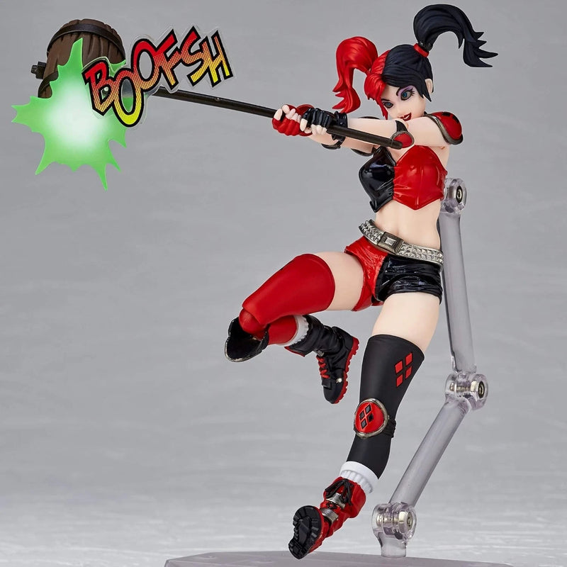 Revoltech Amazing Yamaguchi Harley Quinn Red x Black Ver. Action Figure JAPAN