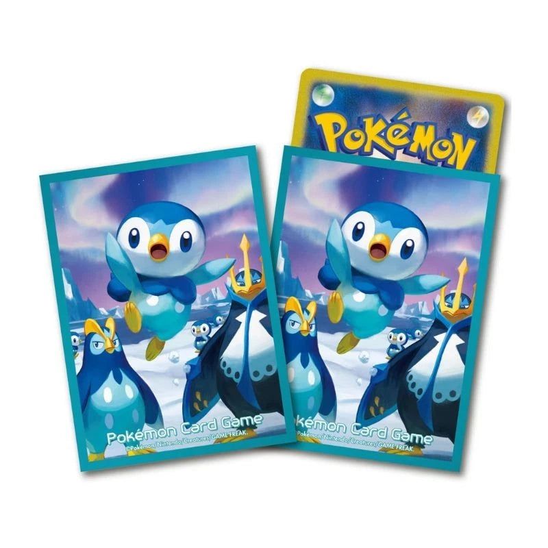 Fundas originales para cartas de Pokemon Center Piplup Prinplup Empoleon OFICIAL DE JAPÓN