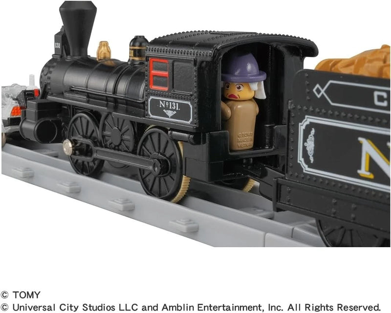 Plarail Back to the Future Part 3 Steam Locomotive No.131 & Time Machine JAPAN