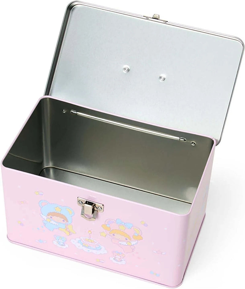 Sanrio Little Twin Stars Starry Sky Angel Tin Trunk JAPAN OFFICIAL