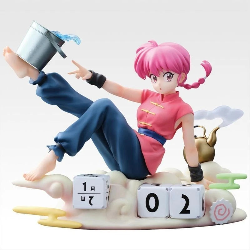 BANDAI Ichiban Kuji Ranma 1/2 Ranma Woman Prize A Perpetual Calendar Figure