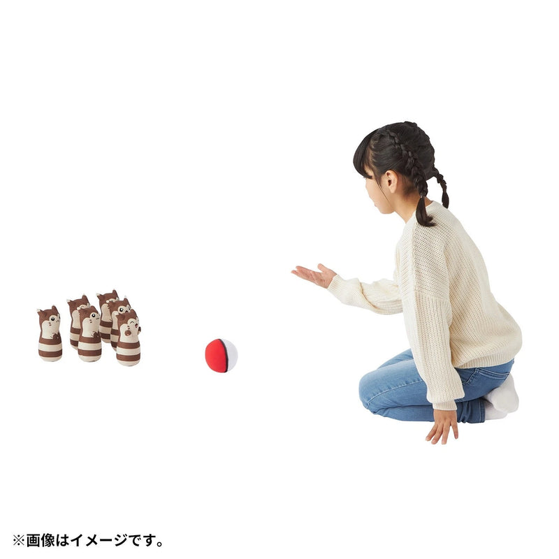 Pokemon Center Original Try and Catch Furret Bowling Toy JAPAN OFFICIAL