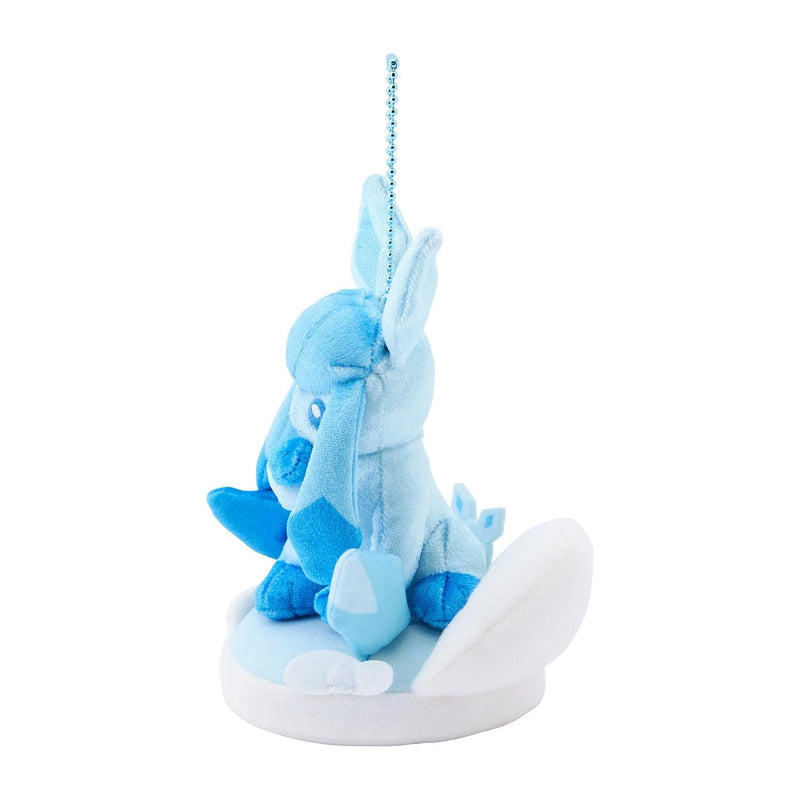 Pokemon Center Original Otenki Team Glaceon Porte-clés en peluche avec champ JAPON