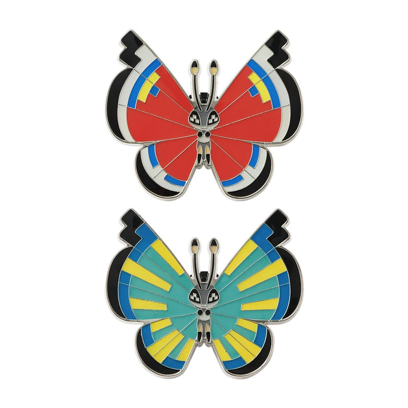 Pokemon Center Original Pins Komplettset-Kollektion Vivillon JAPAN OFFIZIELL