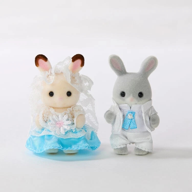 Epoch Sylvanian Families Calico Critters Wedding Baby Pair Set JAPAN OFFICIAL