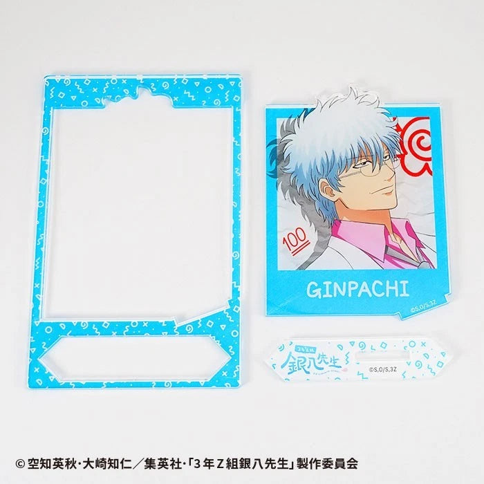 3-nen Z-gumi Ginpachi-sensei Photo Style Acrylic Stand 12Pack Box Candy Toy
