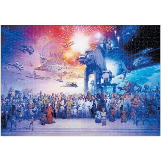 Stained Art Jigsaw Puzzle Star Wars RETROspect 1000piece JAPAN OFFICIAL
