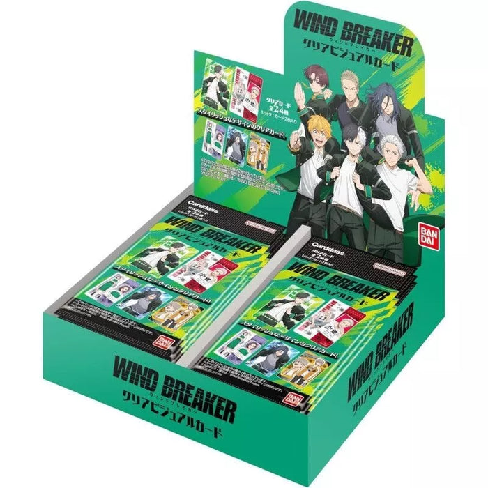 BANDAI Wind Breaker Clear Visual Card Booster Pack Box TCG JAPAN OFFICIAL