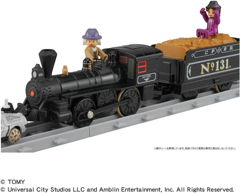 Plarail Back to the Future Part 3 Steam Locomotive No.131 & Time Machine JAPAN