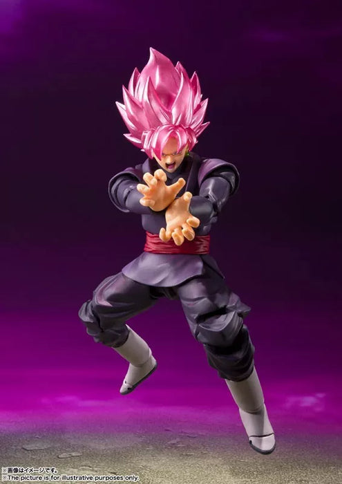 BANDAI S.H.Figuarts Dragon Ball Super Goku Black Super Saiyan Rose Action Figure