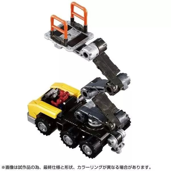 Takara Tomy Diaclone Member & Lift Machine Set DA-105 Action Figure JAPON