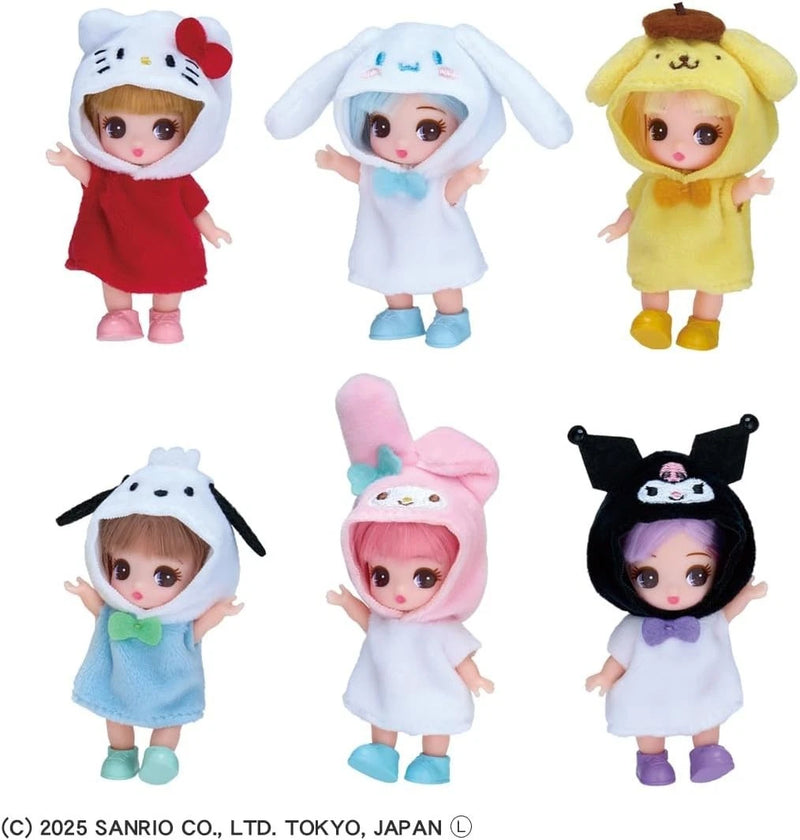 Takara Tomy Petit Licca Chan Sanrio Characters Collection 1 Random Doll JAPAN