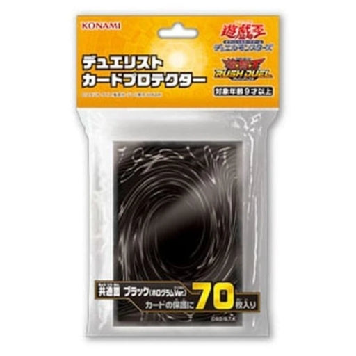 yugioh plastic cards Konami Yu-Gi-Oh OCG Duelist Card Protector Black Hologram ver. JAPAN O — ToysOneJapan