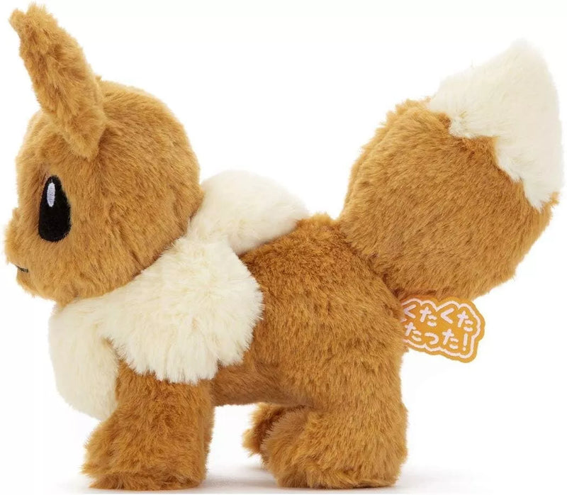 Takara Tomy Pokemon Kutakutatta Plush Doll Eevee S JAPAN OFFICIAL