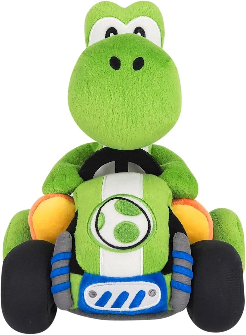 Sanei Boeki Super Mario Mario Kart World Yoshi MKW02 Plush Doll JAPAN