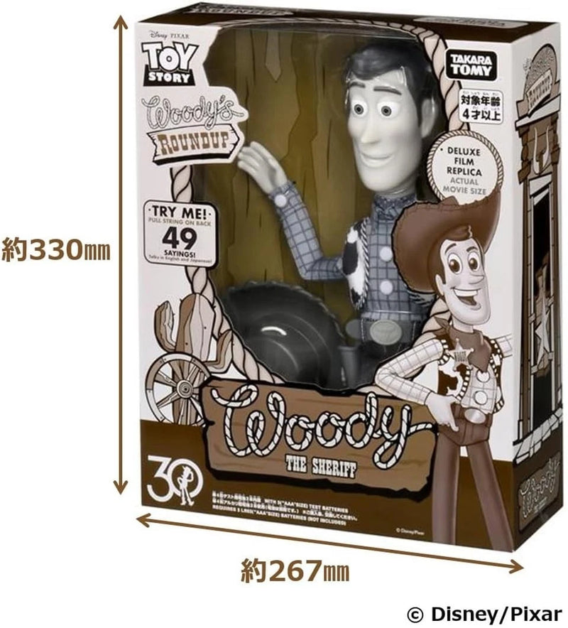 Toy Story 30th Anniversary Real Size Talking Action Figure Woody Round Up Ver.