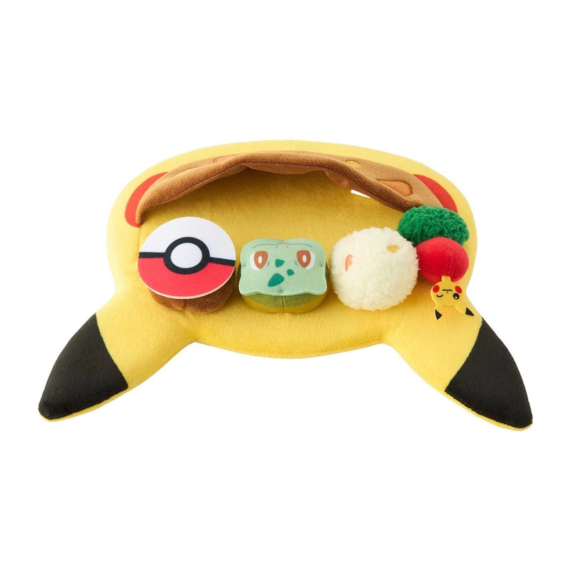 Pokemon Center Original Cafe Plate Plush Pikachu JAPAN OFFICIAL