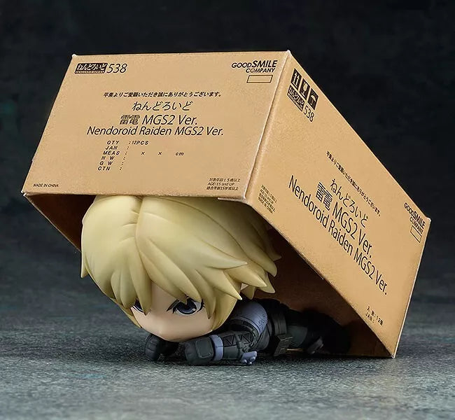 Nendoroid Metal Gear Solid 2 Raiden Mgs2 Ver. Figura de acción Oficial de Japón