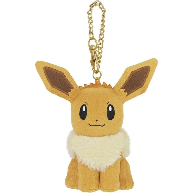 Pokemon All Star Collection Eevee Plush Keychain JAPAN OFFICIAL
