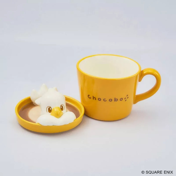 Square Enix Final Fantasy Latte Art Figure Mug Chocobo JAPAN OFFICIAL