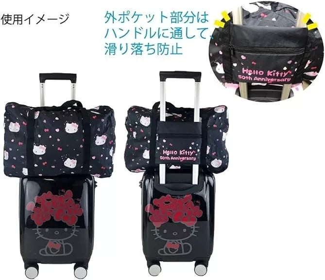 Manufatto Sanrio Hello Kitty 50º aniversário O futuro em nossos olhos Bolsa de transporte