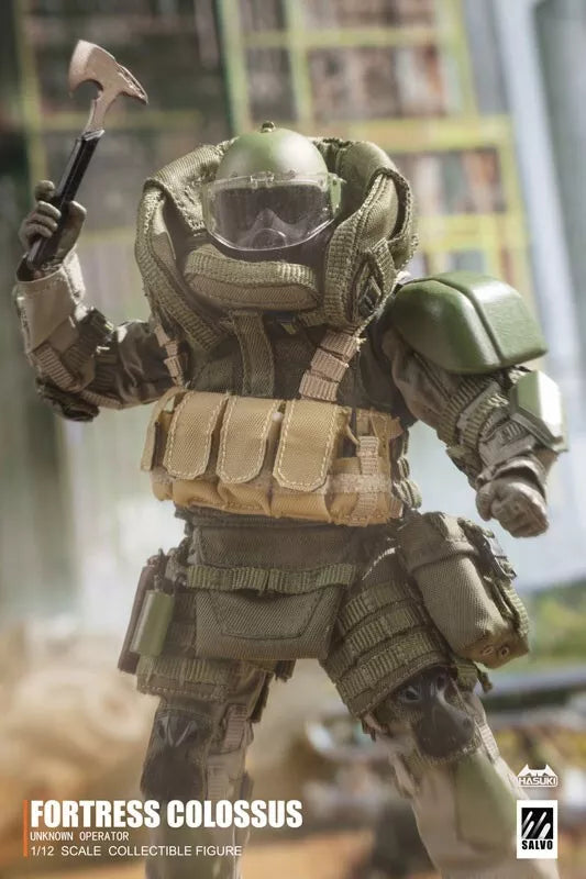 SALVO Series SA02 Fortress Colossus 1/12 Action Figure JAPAN SALVO Series SA02 Fortress Colossus 1/12 Action Figure JAPAN