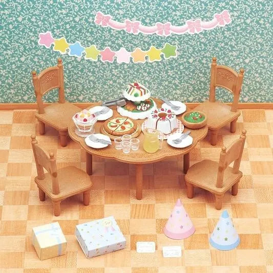 EPOCH Sylvanian Families Furniture Home Party Set K-612 Giappone Funzionario